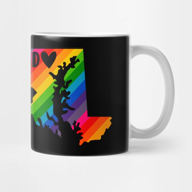 USA States: Maryland (rainbow) by LetsOverThinkIt